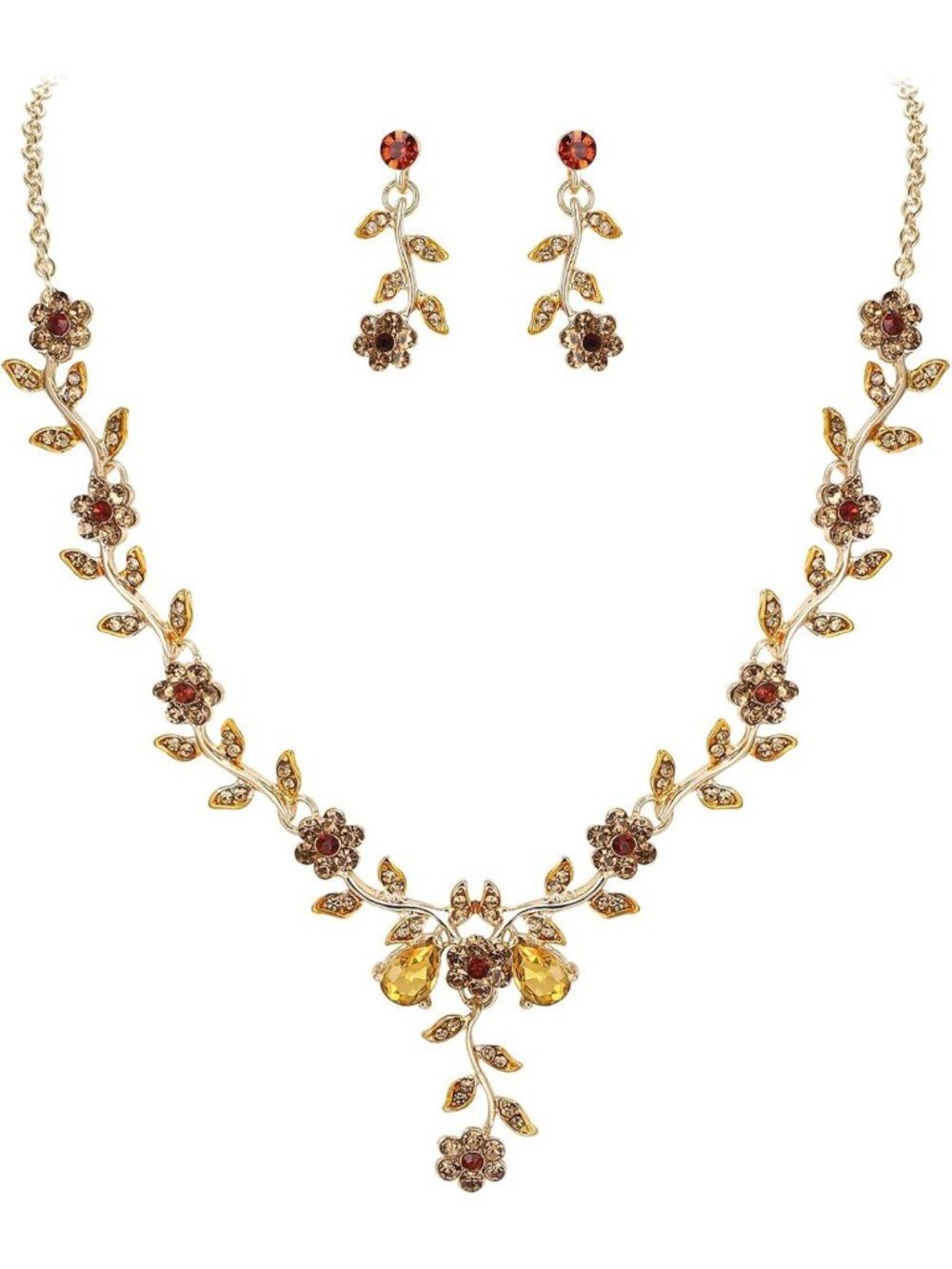 Elegant Bridal Jewelry Set for Women | Wedding & Prom Accessories, Sparkling